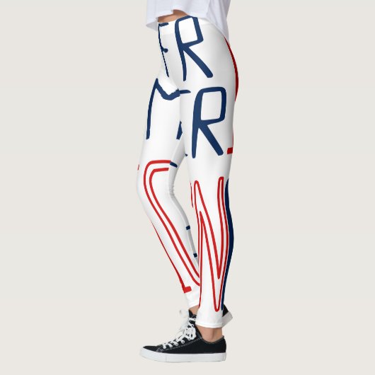 Red White Blue Black Leggings (Links)