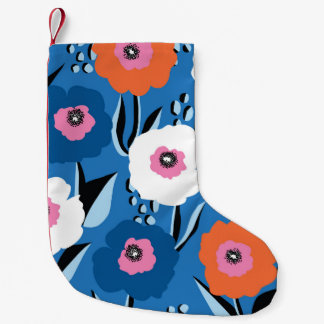 Red White Blue: Blumenskandinavisch. Kleiner Weihnachtsstrumpf