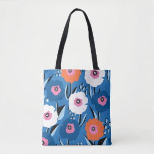 Red White Blue: Blumenskandinavisch. Tasche