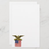 Red White & Blue Briefpapier (Vorne/Hinten)