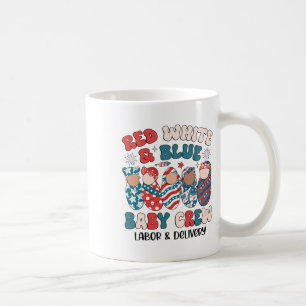 Red White Blue Byby Usa Patriotic 4. Juli Kaffeetasse