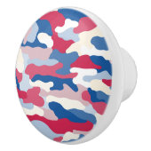 Red White & Blue Camouflage (3) Keramikknauf (Rechts)