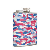 Red White & Blue Camouflage 6 oz. Flachmann (Rechts)