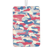 Red White & Blue Camouflage Autolufterfrischer (Rückseite)