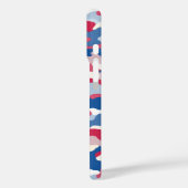 Red White & Blue Camouflage Case-Mate iPhone Hülle (Rückseite / Links)