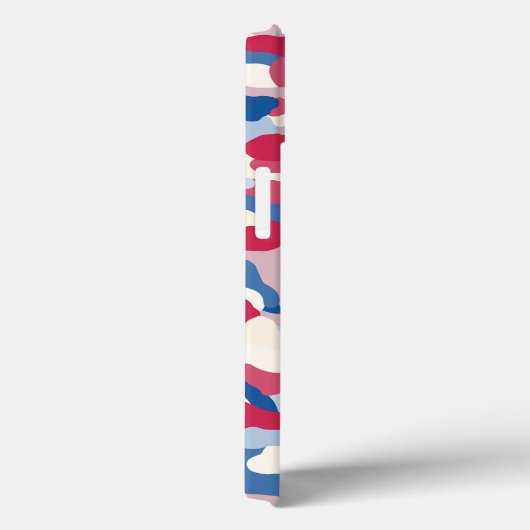 Red White & Blue Camouflage Case-Mate iPhone Hülle (Rückseite / Rechts)