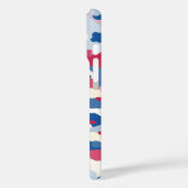 Red White & Blue Camouflage Case-Mate iPhone Hülle (Rückseite / Links)