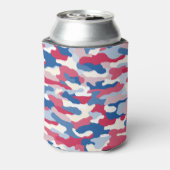 Red White & Blue Camouflage Dosenkühler (Kanne Rückseite)