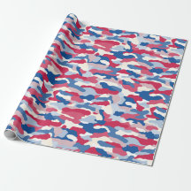 Red White Blue Camouflage