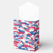 Red White & Blue Camouflage Geschenkschachtel (Geöffnet)