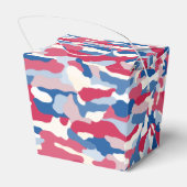 Red White & Blue Camouflage Geschenkschachtel (Rückseite)