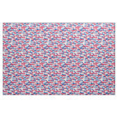 Red White & Blue Camouflage (kleiner Maßstab) Stoff (Yard (91,4 cm))