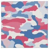 Red White & Blue Camouflage (kleiner Maßstab) Stoff (Nahaufnahme)