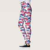 Red White & Blue Camouflage Leggings (Links)