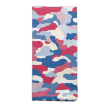 Red White Blue Camouflage Patriotic