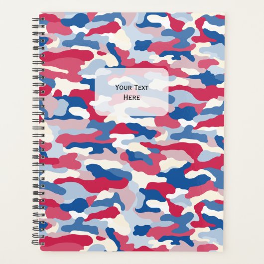 Red White & Blue Camouflage Planer (Vorderseite)