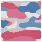 Red White & Blue Camouflage Stoff (Nahaufnahme)