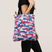 Red White & Blue Camouflage Tasche (Von Nahem)