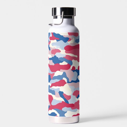 Red White & Blue Camouflage Trinkflasche (Rechts)