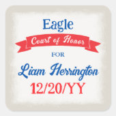 Red White Blue Celebration Sticker (Vorderseite)