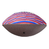 Red White Blue Circles Strips Football (Gedreht 270)