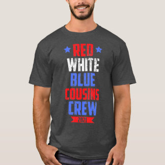 Red White Blue Cousin Crew, 4. Juli Feuerwerk M T-Shirt