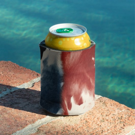 Red White Blue Cow Print Dosenkühler (In Situ Pool)