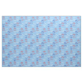 Red White Blue Customizable Designer Fabric - Hund Stoff (Fat Quarter (45,7 x 55,9 cm))