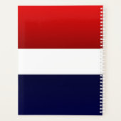 Red White & Blue Design Planer (Rückseite)
