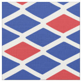 Red White Blue Diamond Snakeskin Stoff (Nahaufnahme)