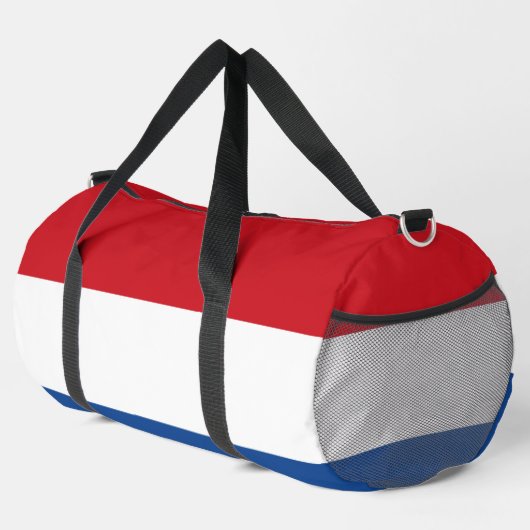 Red White Blue Duffle Bag (Rechte Ecke)