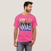 Red White Blue Dumpster Diving Squad T-Shirt (Vorne ganz)