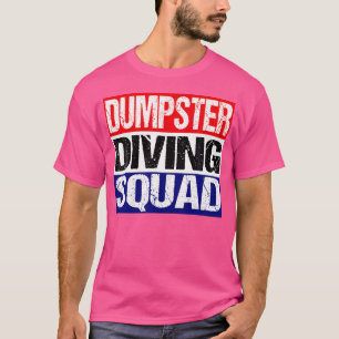 Red White Blue Dumpster Diving Squad T-Shirt
