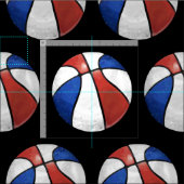 Red White Blue Fabric Stoff (Kachel)