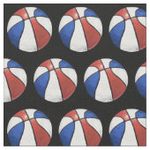 Red White Blue Fabric Stoff (Nahaufnahme)