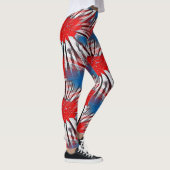 Red White Blue Firework Leggings (Rechts)