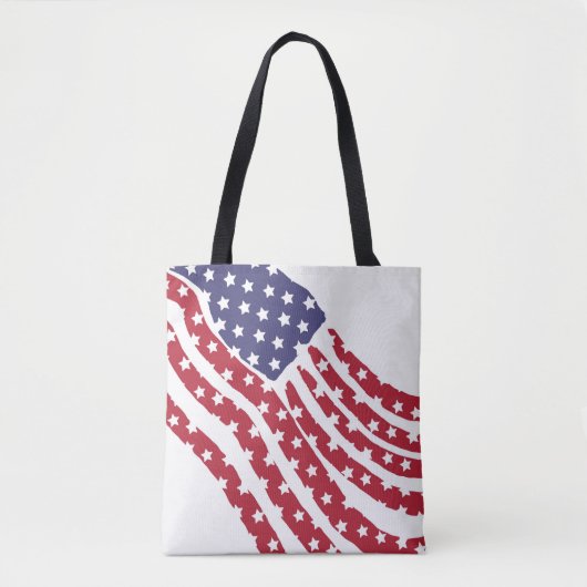Red White Blue Flag Design Tasche (Vorderseite)