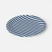 Red White & Blue Fun Patriotic Feier Pappteller (Schrägansicht)