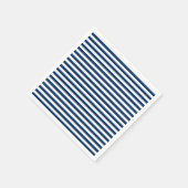 Red White & Blue Fun Patriotic Feier Serviette (Ecke)