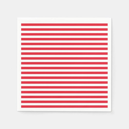 Red White & Blue Fun Patriotic Feier Serviette (Vorderseite)