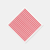 Red White & Blue Fun Patriotic Feier Serviette (Ecke)