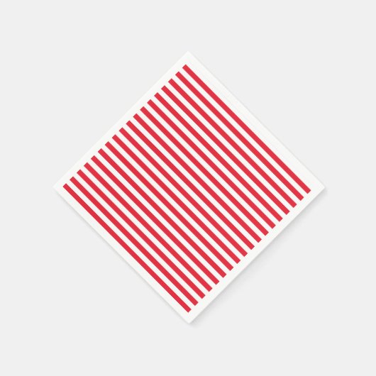 Red White & Blue Fun Patriotic Feier Serviette (Ecke)