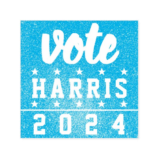 Red White Blue Glitzer American Campaign Template Permastempel (Design)