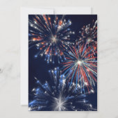 Red White Blue GRILLEN 4. Juli Einladung (Rückseite)