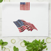 Red White & Blue Handtuch (Gefaltet)