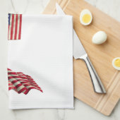 Red White & Blue Handtuch (Viertel Falte)