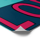 Red White Blue Hummer Poster (Ecke)