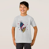 Red White Blue Ice Creme Cone icecreamliciouS Kind T-Shirt (Vorne ganz)