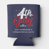 Red White Blue Independence Day 4. Juli Dosenkühler (Rückseite)