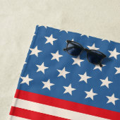 Red White Blue, individuelles Handtuch von Liberty (Beispiel)